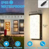 KUKAK 32W LED Kültéri Fali Lámpa IP65 Vízálló Alumínium 3000K Meleg Fehér 3