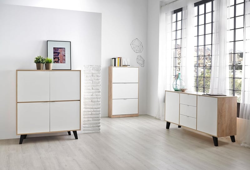 Kukicu fekete bútor lábak 12cm - 4 darabos szett csavarokkal