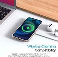 Kukiwhy iPhone 17 Pro szilikon tok mikroszálas belsővel és nyakpánttal - titánszürke 6
