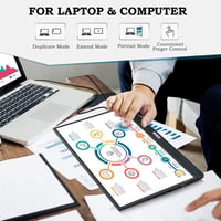 KUMK 15 Hüvelykes Hordozható Monitor Érintőképernyő 1920x1080 IPS USB-C HDMI 3