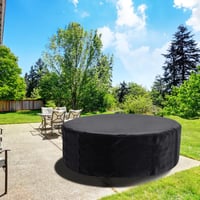 Kunaxku okrugli pokrov za jacuzzi 190x70 cm, 420D UV-otporna i vodootporna potpuna zaštita, za prijenosni vanjski jacuzzi za 4 osobe 4