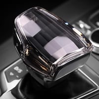 KUNGKIC Kristály Sebességváltó Gomb Borító Audi A4 S4 A5 S5 RS5 Q5 SQ5 Q7 Modellekhez Átlátszó Üveg Váltókar Fej Díszítő 5