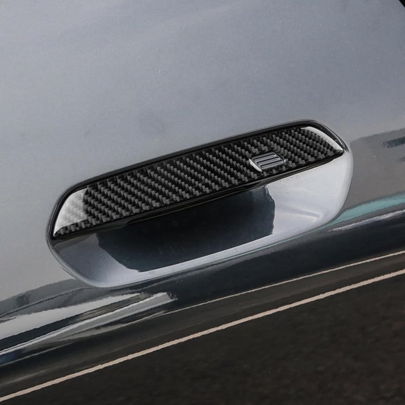 KUNGKIC MINI Cooper E SE JO1 ajtókilincs borítás fekete szénszál dekoráció