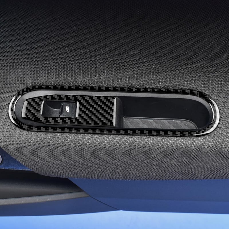 KUNGKIC MINI Cooper J01 EV E SE 2024 ablakemelő kapcsoló fedél szénszál dekor