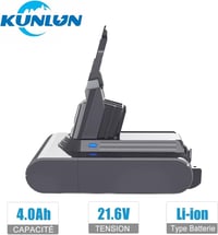 Acumulator de schimb KUNLUN 21,6V pentru aspirator vertical fără fir Dyson V7 SV11 Trigger Animal Motorhead Extra Absolute Fluffy 4