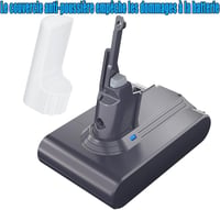 Acumulator de schimb KUNLUN 21,6V pentru aspirator vertical fără fir Dyson V7 SV11 Trigger Animal Motorhead Extra Absolute Fluffy 8