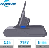 Baterie Li-ion KUNLUN 3500 mAh 25,2V pentru înlocuire aspirator Shark IZ400UK IZ400UKT IZ400UKTSB IZ420UKT XBATR725SL XBATR725SLEU 8
