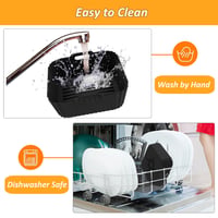 Kunoli silikonski kalup za fritezu na vrući zrak – kompatibilan dodatak za Ninja AF180EU AF140EU Max Pro 6,2 L, Philips 6,2 L, COSORI 5,5 L Airfryer 7