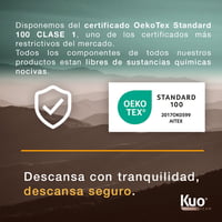 KUO Dream Topper Visco viskoelastický chránič matraca 4 cm hrubý 105x190 cm topper na zlepšenie kvality spánku 7