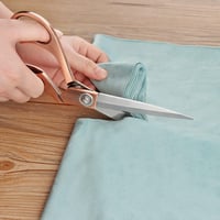 KUONIIY Professzionális Varrócső 24 cm Rozsdamentes Acél Réz Szövet Bőr 2