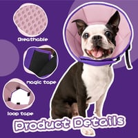 Kuoser Nyakörv Lick Protection XL Lila - Állítható Védőnyakörv Kutyáknak 4