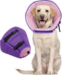 Kuoser Nyakörv Lick Protection XL Lila - Állítható Védőnyakörv Kutyáknak 1