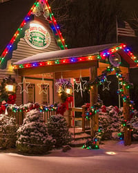 Decorațiune luminoasă de Crăciun tip stea Kureny cu LED, 3 bucăți, lumină alb cald, decorațiune de Crăciun pentru interior 7