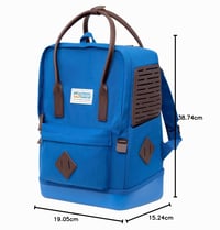 Batoh na prenášanie psa Kurgo Nomad Carrier – modrý 8