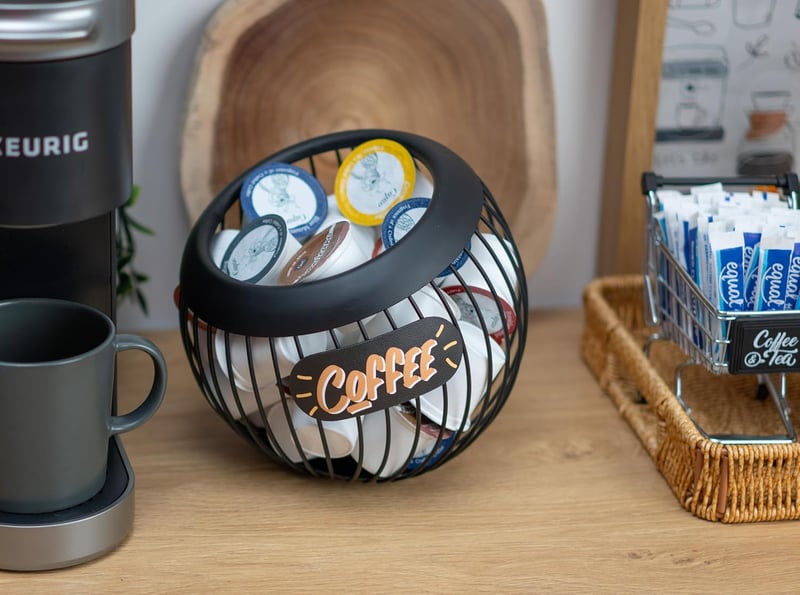 KUSOVILI Kávékapszula Tartó - K-Cup és Espresso Szerveződoboz Pulthoz