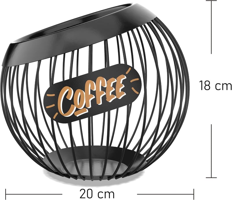 KUSOVILI Kávékapszula Tartó - K-Cup és Espresso Szerveződoboz Pulthoz