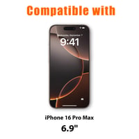 Kuteja mat zaštitno staklo za ekran za iPhone 16 Pro Max - 2 komada, tvrdoća 9H 2