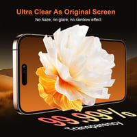Kuteja iPhone 16 Pro Max matt edzett üveg képernyővédő 2db 9H keménység 9