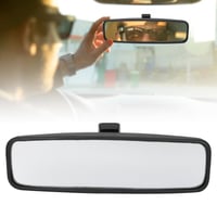 Oglindă retrovizoare interioară Kuuleyn cu carcasă ABS, cod 814842, pentru modelele Peugeot 107, 206, 106, oglindă auto cu montare pe parbriz 3