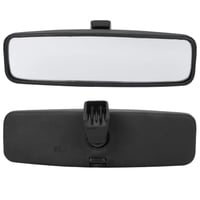 Oglindă retrovizoare interioară Kuuleyn cu carcasă ABS, cod 814842, pentru modelele Peugeot 107, 206, 106, oglindă auto cu montare pe parbriz 1