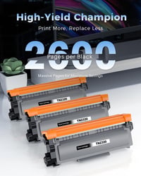 Kuva TN2320 Čierny toner Brother TN2320 TN2310 kompatibilná kazeta pre DCP-L2520DW MFC-L2720DW MFC-L2700DW DCP-L2560DW L2740DW 3-kusové balenie 3