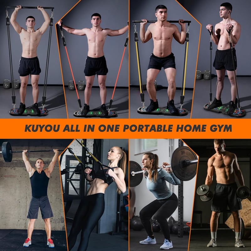 KUYOU 10 az 1-ben Fekvőtámasz Tábla Készlet Otthoni Edzéshez Fitnessgeräte
