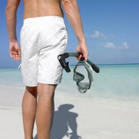 KUYOU Snorkel szett maszk száraz csővel, anti-szivárgás anti-párásodás búvárkodáshoz 8