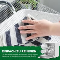Kwasyo rozsdamentes acélból készült 10 szintes élelmiszer szárítógép 30-90°C hőmérséklet szabályozással és 24 órás időzítővel 8