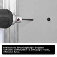 kwb Gipszkartón Csavar 3.9x25mm PH2 350db Fekete Foszfátozott Finom Menet 7
