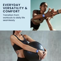 kwmobile 2x náhradný silikónový remienok pre inteligentné hodinky a fitness náramky Shang Wing L2 - sada remienkov z TPU - levanduľová a staroružová 5