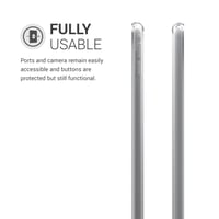 Puzdro kwmobile na Apple iPad Air 2 – ultratenké ohybné TPU silikónové ochranné puzdro – matné priehľadné 4