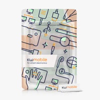 Puzdro kwmobile na Apple iPad Air 2 – ultratenké ohybné TPU silikónové ochranné puzdro – matné priehľadné 6