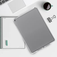 Puzdro kwmobile na Apple iPad Air 2 – ultratenké ohybné TPU silikónové ochranné puzdro – matné priehľadné 2