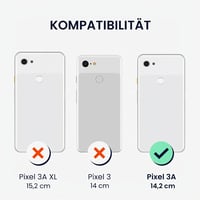 kwmobile Google Pixel 3a szilikon tok - matt fekete 2