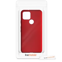 Silikónové puzdro kwmobile na Google Pixel 5 – metalický trblietavý ochranný kryt – tmavočervená metalíza 7