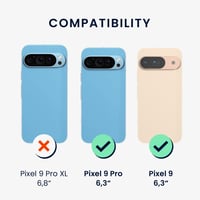 Silikónový kryt na krk kwmobile pre Google Pixel 9 / Pixel 9 Pro – levanduľový 2
