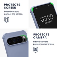 Silikónový kryt na krk kwmobile pre Google Pixel 9 / Pixel 9 Pro – levanduľový 3
