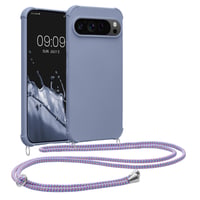 Silikónový kryt na krk kwmobile pre Google Pixel 9 / Pixel 9 Pro – levanduľový 1