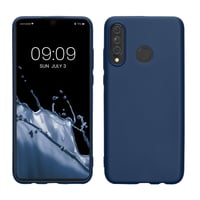 Husă din silicon kwmobile pentru Huawei P30 Lite - Husă de protecție cu finisaj metalic strălucitor - Albastru metalizat 1