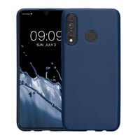 Husă din silicon kwmobile pentru Huawei P30 Lite - Husă de protecție cu finisaj metalic strălucitor - Albastru metalizat 5
