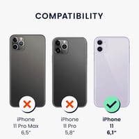 kwmobile iPhone 11 Szilikon Tok Narancssárga - Vezeték Nélküli Töltéshez Kompatibilis Védőtok - Fruity Orange 6