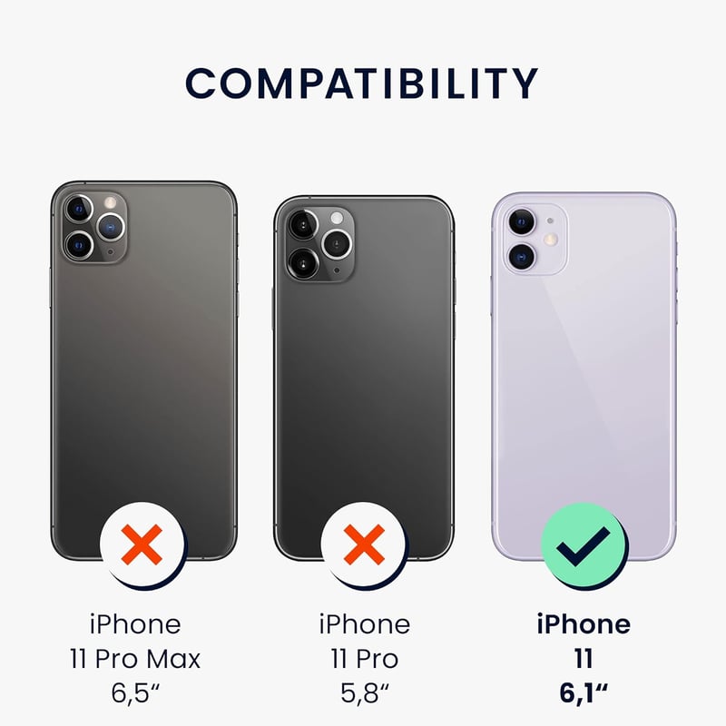 kwmobile iPhone 11 Szilikon Tok Narancssárga - Vezeték Nélküli Töltéshez Kompatibilis Védőtok - Fruity Orange
