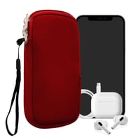 Univerzálne neoprénové puzdro na telefón kwmobile, veľkosť M (5,5") – červené 1
