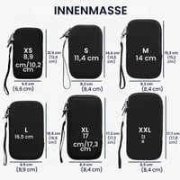 Univerzálne neoprénové puzdro na telefón kwmobile, veľkosť M (5,5") – červené 6