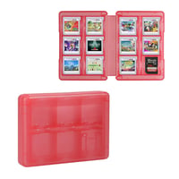 kwmobile Nintendo 3DS Játékkazetta Tároló Doboz 22 Játékhoz - Rózsaszín Tárolódoboz - Antique Pink 1