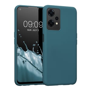 kwmobile TPU maska za OnePlus Nord CE 2 Lite 5G - Fleksibilna gumena zaštitna maska s podrškom za bežično punjenje - Petrol plava