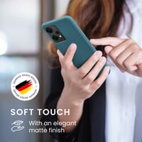 kwmobile TPU obal na OnePlus Nord CE 2 Lite 5G – Pružný gumový ochranný kryt s podporou bezdrôtového nabíjania – Petrolejovo modrý 4