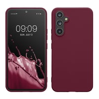 Husă TPU kwmobile pentru Samsung Galaxy A54 5G - Husă de protecție flexibilă, compatibilă cu încărcarea wireless, finisaj cauciucat de culoare magenta/violet 1