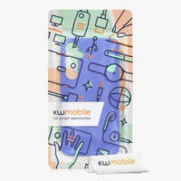 kwmobile Samsung Galaxy A55 5G szilikon tok, vezeték nélküli töltéssel - Baltic Blue 7