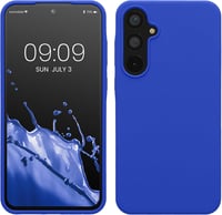 kwmobile Samsung Galaxy A55 5G szilikon tok, vezeték nélküli töltéssel - Baltic Blue 1